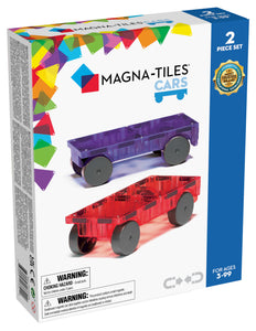 Magna-Tiles Car Expansion 2-piece set - Red/Purple