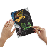 Ooly Scratch & Scribble Scratch Art Kit - Fantastic Dragons