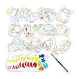 OOLY Playful Painters: Easy Watercolor Painting Kit - Ocean Pals