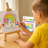 OOLY Playful Painters: Easy Watercolor Painting Kit - Rainbow Cuties