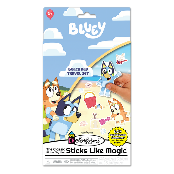 Colorforms® Bluey: Beach Day Travel