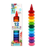 Bright Stripes iHeartArt Jr. 12 Finger Crayons