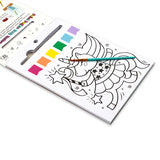 Bright Stripes Paint Pages: Magical Creatures