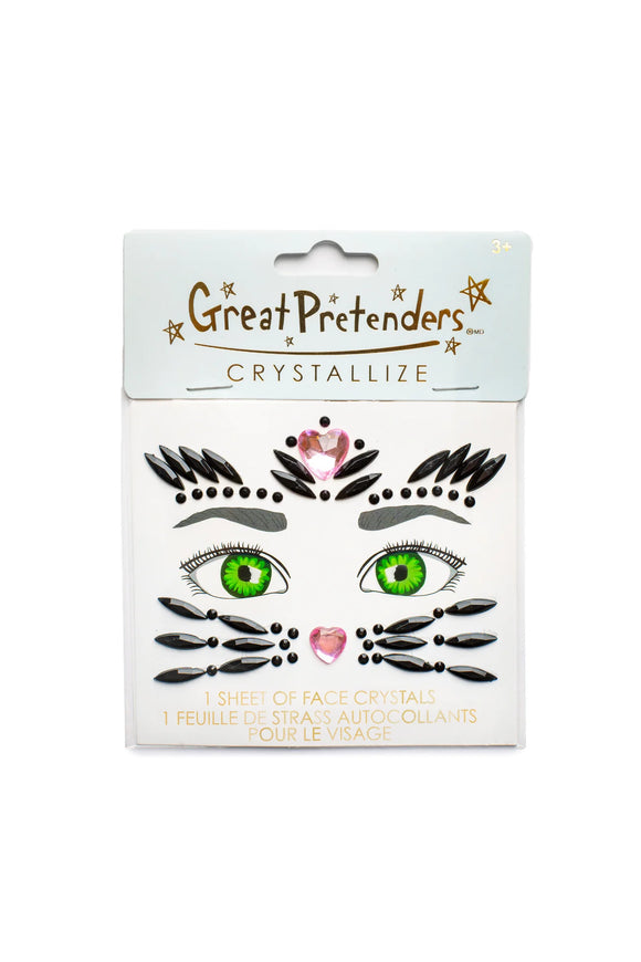 Great Pretenders Face Crystals: Black Cat