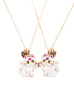 Great Pretenders Tear & Share Necklace: Smitten Kitten