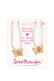 Great Pretenders Tear & Share Necklace: BFF Butterflies