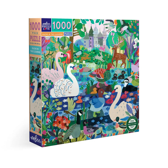 eeBoo 1000 Piece Puzzle Ducks in the Clearing