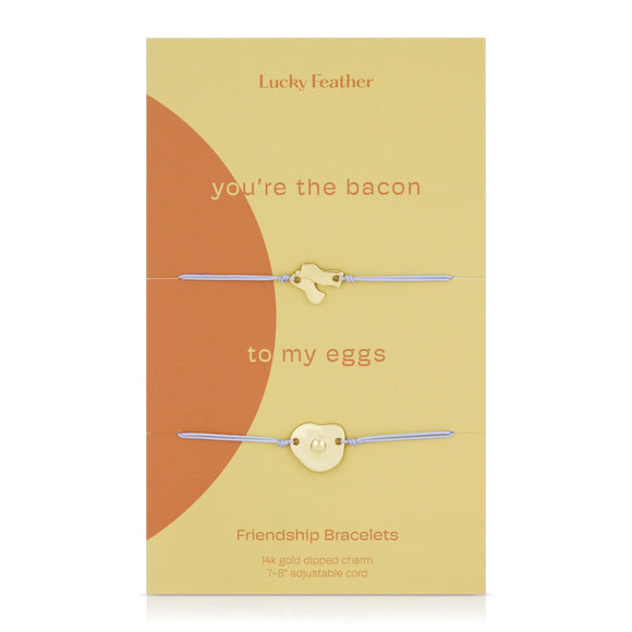 Lucky Feather Friendship Bracelet - Bacon To Eggs
