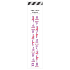 Pipsticks® Minis Sticker Sheet: Yoga