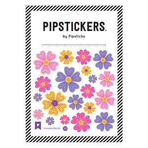 Pipsticks® 4x4" Sticker Sheet: Fuzzy Primroses