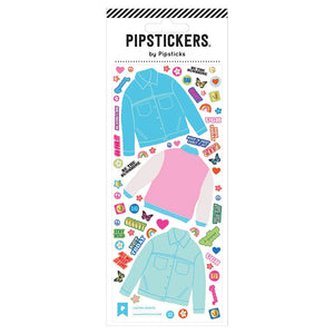 Pipsticks® 3"x7" Sticker Sheet: Custom Jackets