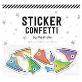 Pipsticks® Sticker Confetti: Rainbow High Tops