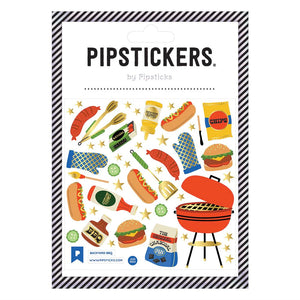 Pipsticks® 4x4" Sticker Sheet: Backyard BBQ