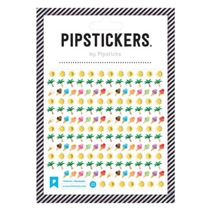 Pipsticks® 4x4" Sticker Sheet: Tropical Treasures