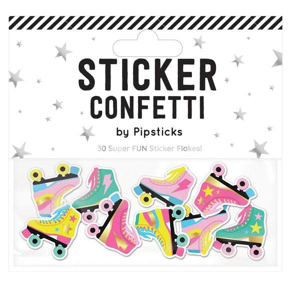 Pipsticks® Sticker Confetti: Snazzy Skates