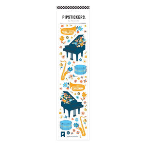 Pipsticks® 2"x8" Sticker Sheet: Beautiful Music
