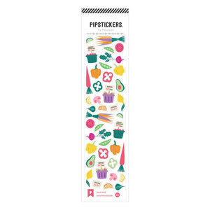 Pipsticks® 2"x8" Sticker Sheet: Salad Gold