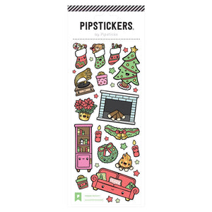 Pipsticks® 3"x7" Sticker Sheet: Fireside Festivity