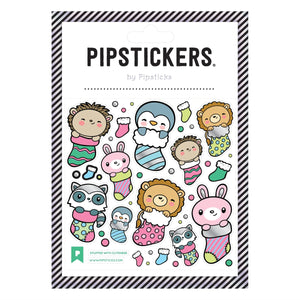 Pipsticks® 4x4" Sticker Sheet: Stuffed with Cuteness