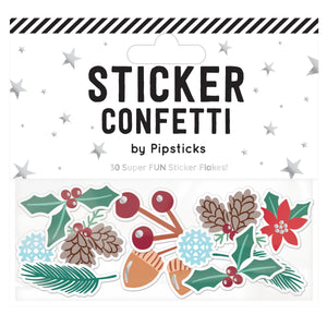 Pipsticks® Sticker Confetti: Berries & Boughs