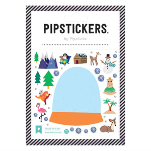 Pipsticks® 4x4" Sticker Sheet: Around the Globe