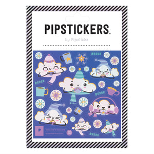 Pipsticks® 4x4" Sticker Sheet: Takes One to Snow One