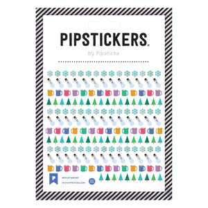 Pipsticks® 4x4" Sticker Sheet: Bits of Winter