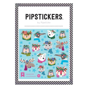 Pipsticks® 4x4" Sticker Sheet: Crowned Cuties