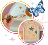 Bright Stripes Wish*Craft Paint a Curio Shelf