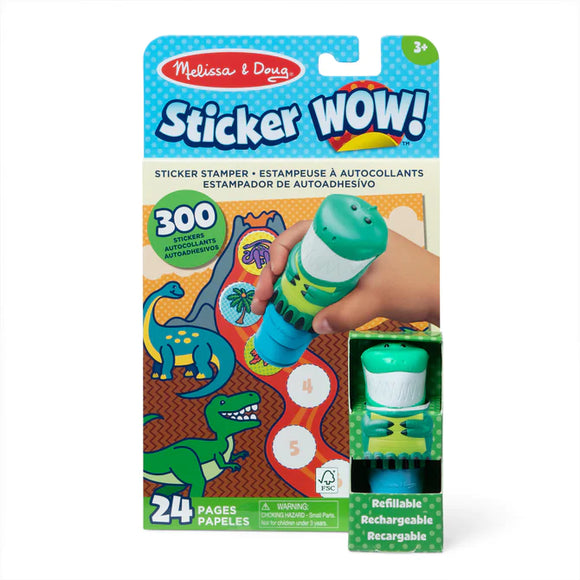 Melissa & Doug® Sticker WOW!® Activity Pad & Sticker Stamper - Dinosaur
