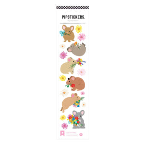 Pipsticks® 2"x8" Sticker Sheet: Picas with Posies
