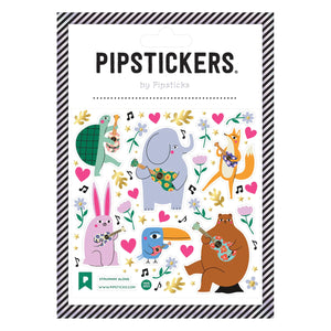 Pipsticks® 4x4" Sticker Sheet: Strummin' Along