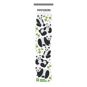 Pipsticks® 2"x8" Sticker Sheet: Panda-Monium