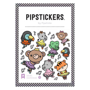 Pipsticks® 4x4" Sticker Sheet: Tutu Cute