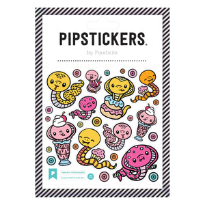 Pipsticks® 4x4" Sticker Sheet: Snackin' Sidewinders