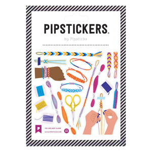 Pipsticks® 4x4" Sticker Sheet: You are Knot Alone