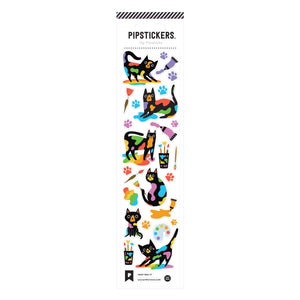 Pipsticks® 2"x8" Sticker Sheet: Paint Paw-ty