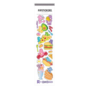 Pipsticks® 2"x8" Sticker Sheet: Care Bears - Beary Hungry