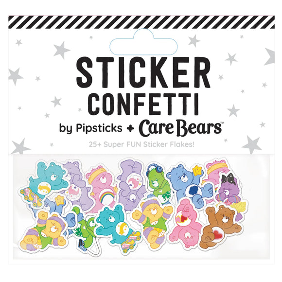 Pipsticks® Sticker Confetti: Care Bears Playtime