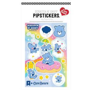 Pipsticks® 4x6" Scratch 'n Sniff Sticker Sheet: Care Bears - Fluffy Grumpy Bear