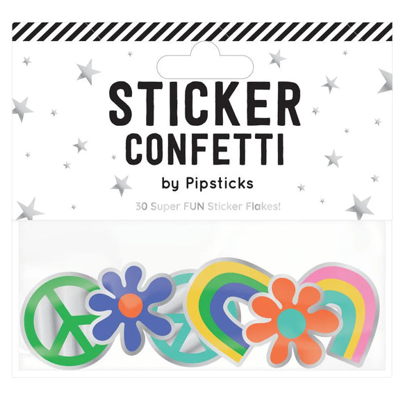 Pipsticks® Sticker Confetti: Flower Child