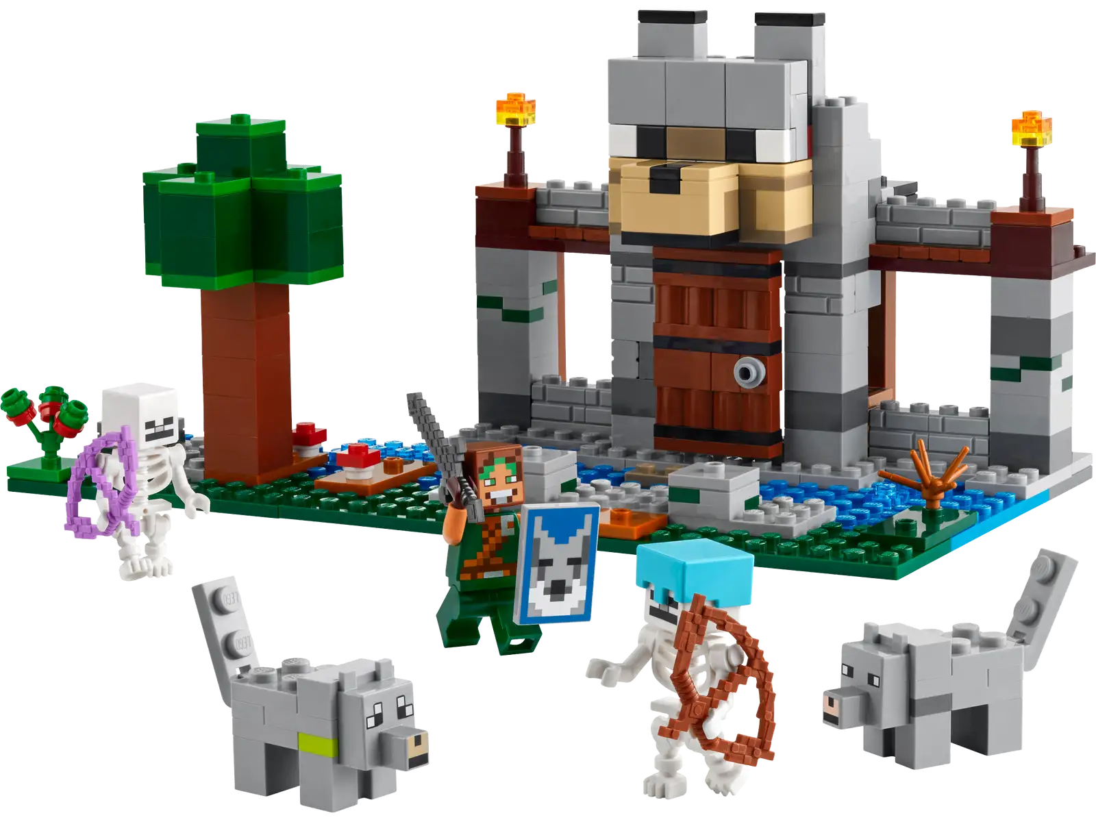 LEGO® Minecraft™ The Wolf Stronghold 21261 – Growing Tree Toys