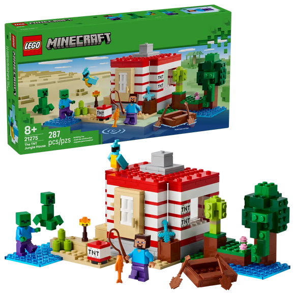 LEGO® Minecraft™ The TNT Jungle House 21275