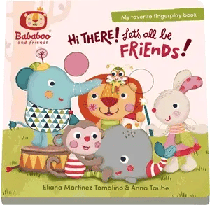 Bababoo® "Hi There! Let’s all be Friends!" Board Book