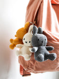 Bon Ton Toys: Miffy Keychain ECO Corduroy Cream 4"