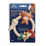Itzy Ritzy Ritzy Rattle™ Silicone Teether Rattles - Highland Cow
