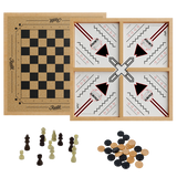 Rustik 3-in-1 Slingpuck/Shuffleboard/Chess/Checkers 3-in-1