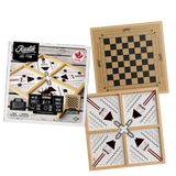 Rustik 3-in-1 Slingpuck/Shuffleboard/Chess/Checkers 3-in-1