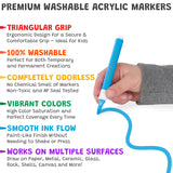 Magic Stix Washable Acrylic Markers 36 Pack
