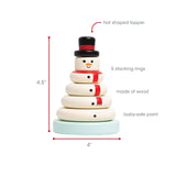Pearhead® Stacking Toy: Snowman